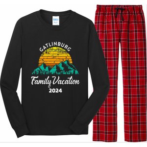 Tennessee Family Vacation Road Trip 2024 Mountain Gatlinburg Long Sleeve Pajama Set