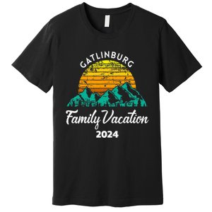 Tennessee Family Vacation Road Trip 2024 Mountain Gatlinburg Premium T-Shirt