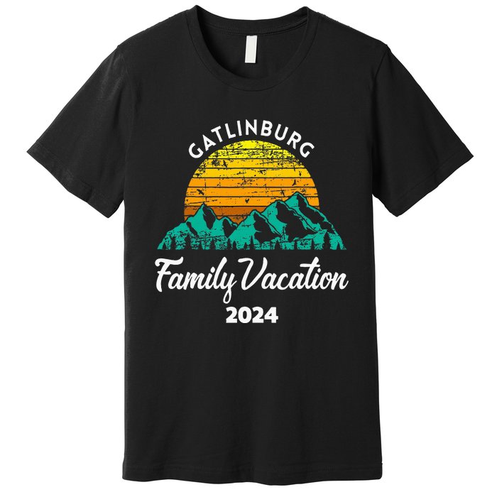 Tennessee Family Vacation Road Trip 2024 Mountain Gatlinburg Premium T-Shirt