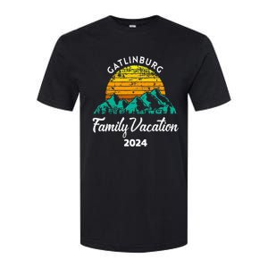 Tennessee Family Vacation Road Trip 2024 Mountain Gatlinburg Softstyle CVC T-Shirt