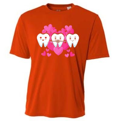 Tooth Fairy Valentines Day Dentist Dear Dental Assistant Cute Gift Cooling Performance Crew T-Shirt