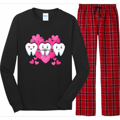 Tooth Fairy Valentines Day Dentist Dear Dental Assistant Cute Gift Long Sleeve Pajama Set