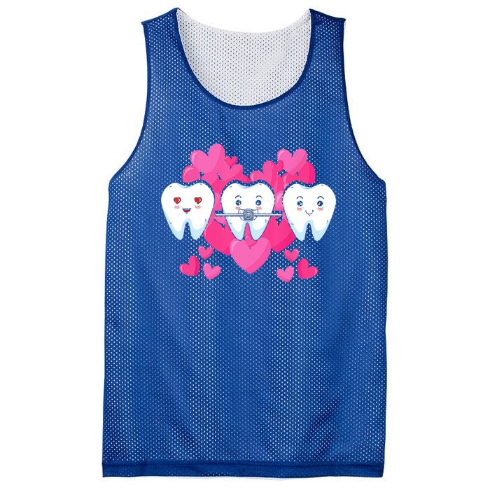 Tooth Fairy Valentines Day Dentist Dear Dental Assistant Cute Gift Mesh Reversible Basketball Jersey Tank