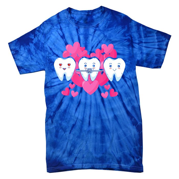 Tooth Fairy Valentines Day Dentist Dear Dental Assistant Cute Gift Tie-Dye T-Shirt