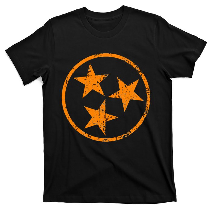 Tennessee Flag Vintage Grunge Distressed Graphic T-Shirt