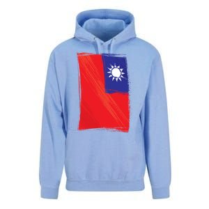 Taiwan Flag Vertical Flag Country Taiwanese Flag Gift Unisex Surf Hoodie