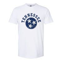 Tennessee Flag Vintage Fade Softstyle CVC T-Shirt