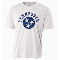 Tennessee Flag Vintage Fade Cooling Performance Crew T-Shirt