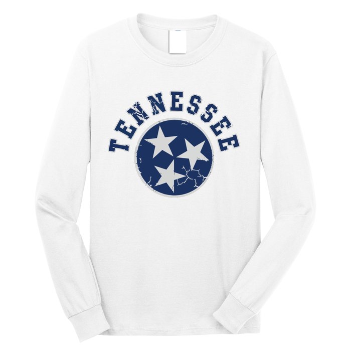 Tennessee Flag Vintage Fade Long Sleeve Shirt