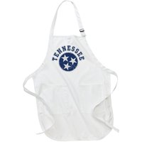 Tennessee Flag Vintage Fade Full-Length Apron With Pockets