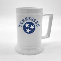 Tennessee Flag Vintage Fade Beer Stein