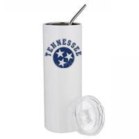 Tennessee Flag Vintage Fade Stainless Steel Tumbler