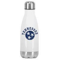 Tennessee Flag Vintage Fade Stainless Steel Insulated Water Bottle