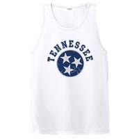 Tennessee Flag Vintage Fade PosiCharge Competitor Tank