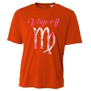 Th Floral Virgo Af Costume Virgo Zodiac Birthday Gift Meaningful Gift Cooling Performance Crew T-Shirt