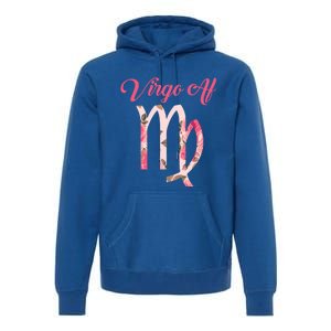 Th Floral Virgo Af Costume Virgo Zodiac Birthday Gift Meaningful Gift Premium Hoodie