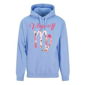 Th Floral Virgo Af Costume Virgo Zodiac Birthday Gift Meaningful Gift Unisex Surf Hoodie