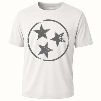 Tennessee Flag Vintage Grunge Distressed Graphic Performance Shirt