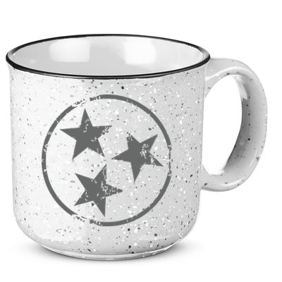 Tennessee Flag Vintage Grunge Distressed Graphic 15oz Campfire Ceramic Mug