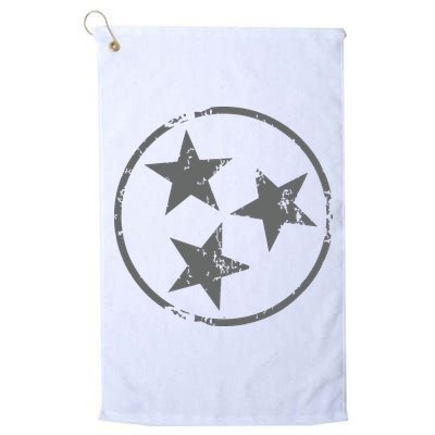 Tennessee Flag Vintage Grunge Distressed Graphic Golf Towel
