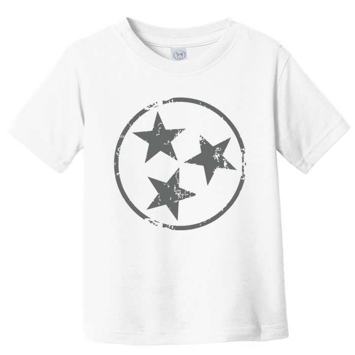 Tennessee Flag Vintage Grunge Distressed Graphic Toddler T-Shirt