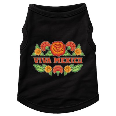 Traditional Floral Viva Mexico Doggie Tank