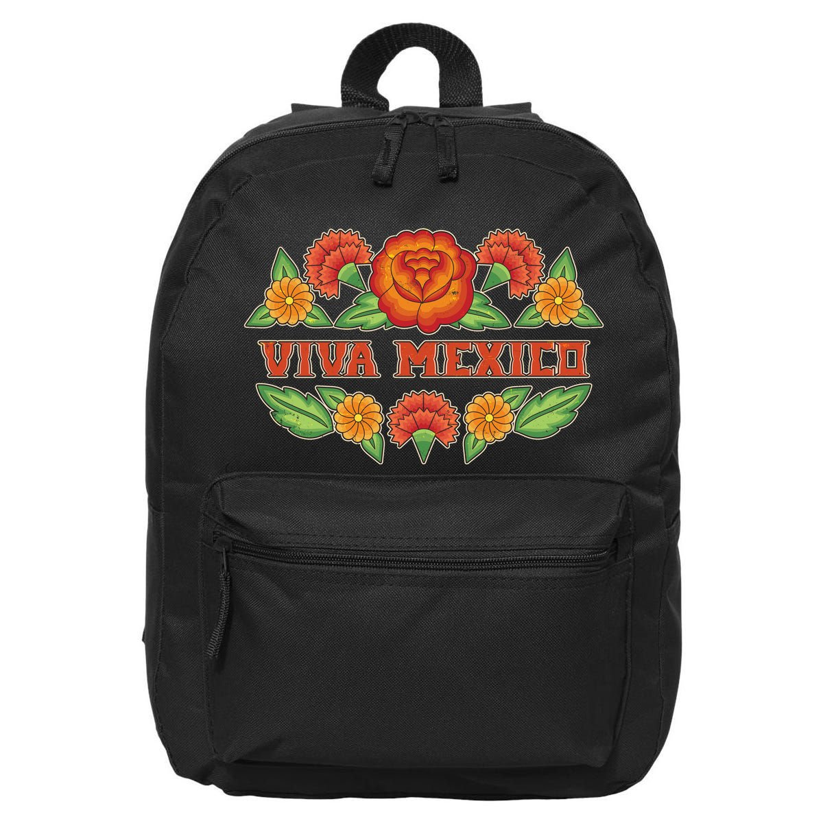 Traditional Floral Viva Mexico 16 in Basic Backpack