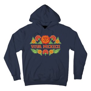 Traditional Floral Viva Mexico Hoodie