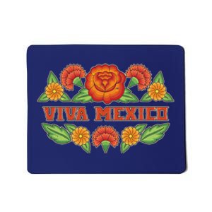 Traditional Floral Viva Mexico Mousepad