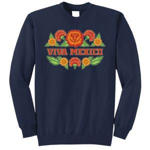 Traditional Floral Viva Mexico Tall Sweatshirt