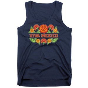 Traditional Floral Viva Mexico Tank Top