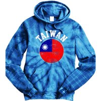 Taiwan Flag Vintage Gift Tie Dye Hoodie