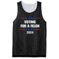 Trump Felon Voting For A Felon Trump 2024 Mesh Reversible Basketball Jersey Tank