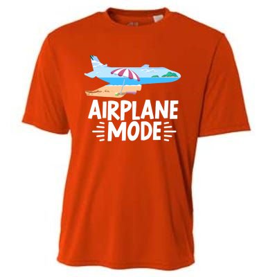 Traveller Flight Vacation Airplane Mode Meaningful Gift Cooling Performance Crew T-Shirt