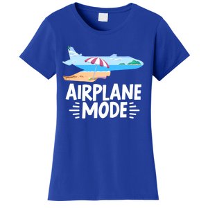 Traveller Flight Vacation Airplane Mode Meaningful Gift Women's T-Shirt