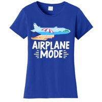 Traveller Flight Vacation Airplane Mode Meaningful Gift Women's T-Shirt