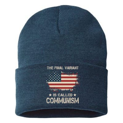 The Final Variant Is Called Communism Sustainable Knit Beanie