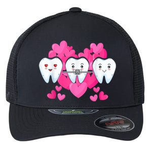 Tooth Fairy Valentine's Day Dentist Dear Dental Assistant Flexfit Unipanel Trucker Cap