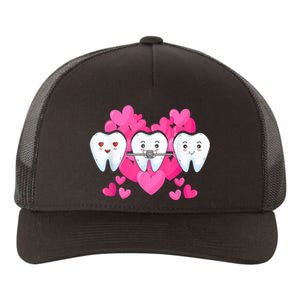 Tooth Fairy Valentine's Day Dentist Dear Dental Assistant Yupoong Adult 5-Panel Trucker Hat