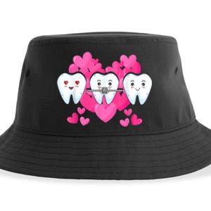 Tooth Fairy Valentine's Day Dentist Dear Dental Assistant Sustainable Bucket Hat