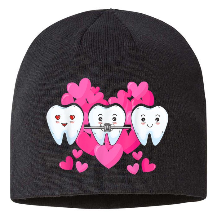 Tooth Fairy Valentine's Day Dentist Dear Dental Assistant Sustainable Beanie