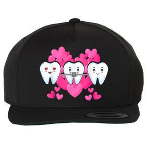 Tooth Fairy Valentine's Day Dentist Dear Dental Assistant Wool Snapback Cap