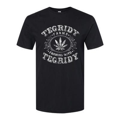 Tegridy Farm Vape Culture Funny Weed Farming For Stoners Softstyle CVC T-Shirt