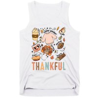 Thankful Fall Vibes Thanksgiving Tank Top