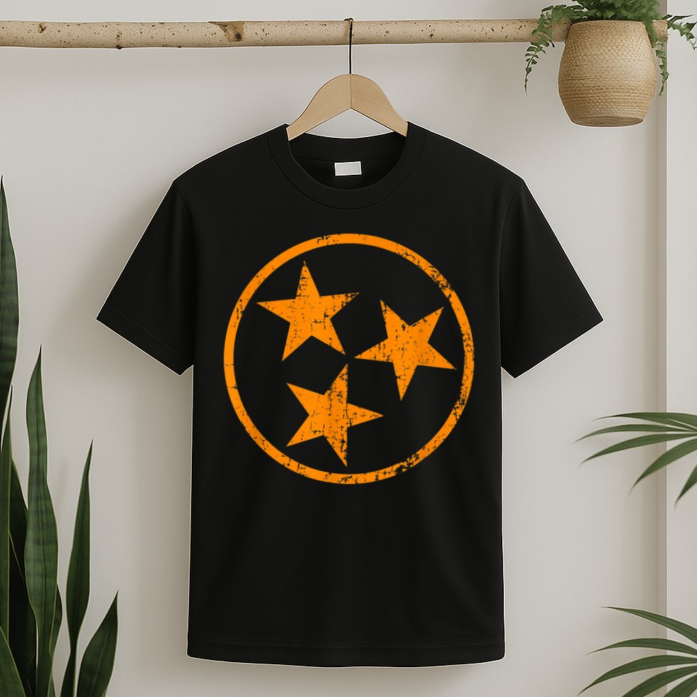 Tennessee Flag Vintage Grunge Distressed Graphic T-Shirt