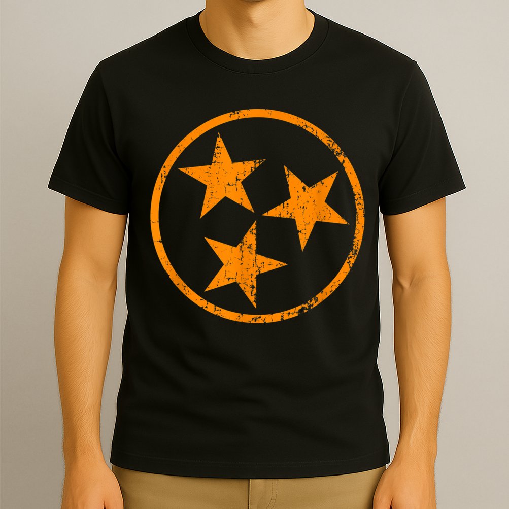 Tennessee Flag Vintage Grunge Distressed Graphic T-Shirt