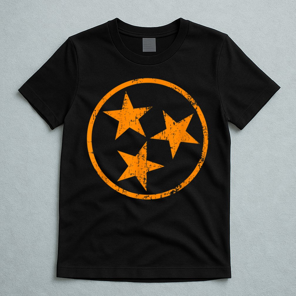 Tennessee Flag Vintage Grunge Distressed Graphic T-Shirt