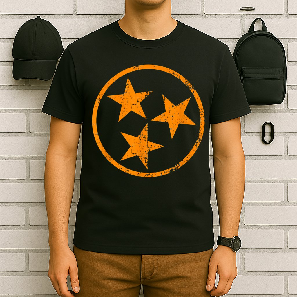 Tennessee Flag Vintage Grunge Distressed Graphic T-Shirt