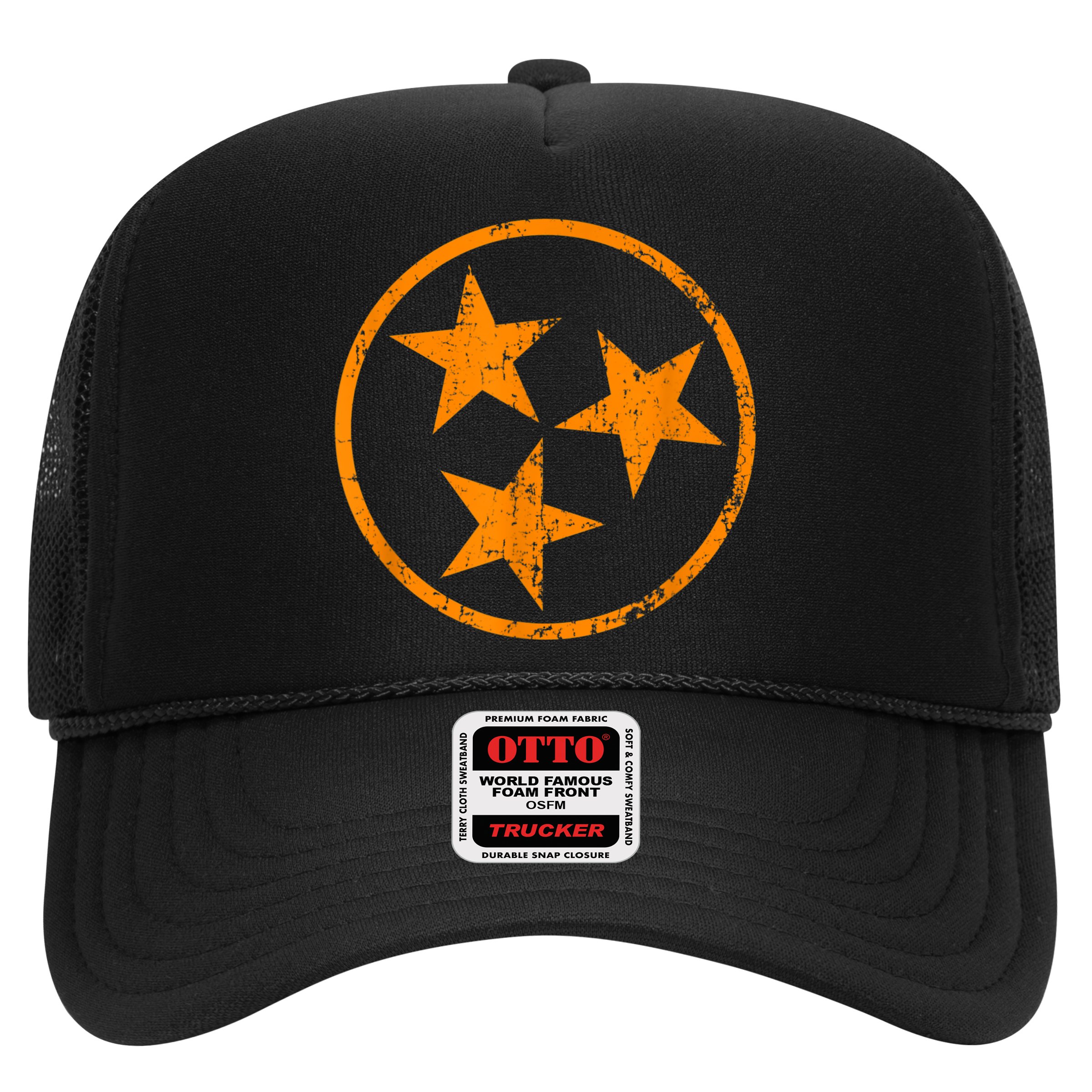 Tennessee Flag Vintage Grunge Distressed Graphic Hat