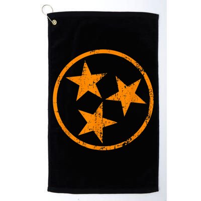 Tennessee Flag Vintage Grunge Distressed Graphic Golf Towel
